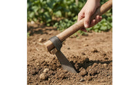 Hand Hoe with Wooden Handle Garden Hoe with Wooden Handle Heavy Duty Tool for Vegetable Plots