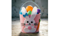 Textile Material Easter Rabbit Basket DIY Handmade Design Rabbit Easter Basket