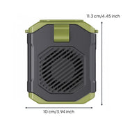 Lightweight & Compact Waist Fan Strong Airflow Waist Clip Fan Long Battery Life for Outdoor Workers, Construction Site, Gardening, Warehouse