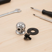 Single End Drum Lug Silver Drum Lug with Screw Easy to Install for Drummers