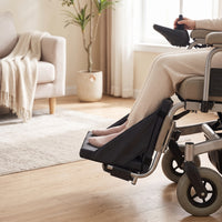 Anti-Slip Wheelchair Footrest Cushion Supportive Wheelchair Leg Rest Pad Cushioned Padded Leg Rest Textured for Patients in Recovery