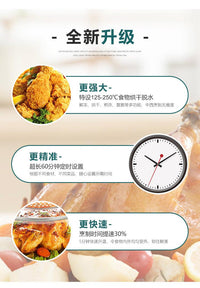 跨境外贸欧规英规美规110V玻璃可视空气炸锅光波炉halogen oven