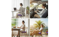 Cushioned Seat Pad Cushion Honeycomb Ergonomic Seat Pad Breathable for Commuters, Home Workstation