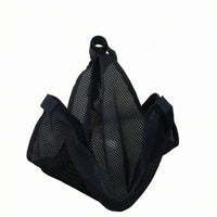 Hook-and-Loop Straps Tripod Storage Bag Wide Opening Tripod Accessory Net Black Hanging Mesh Bag Portable