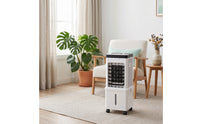 Mobile Evaporative Air Cooler with Water Tank Vertical Portable Air Cooler Indoor Fan Energy-Saving for Living Room, Bedroom, Office