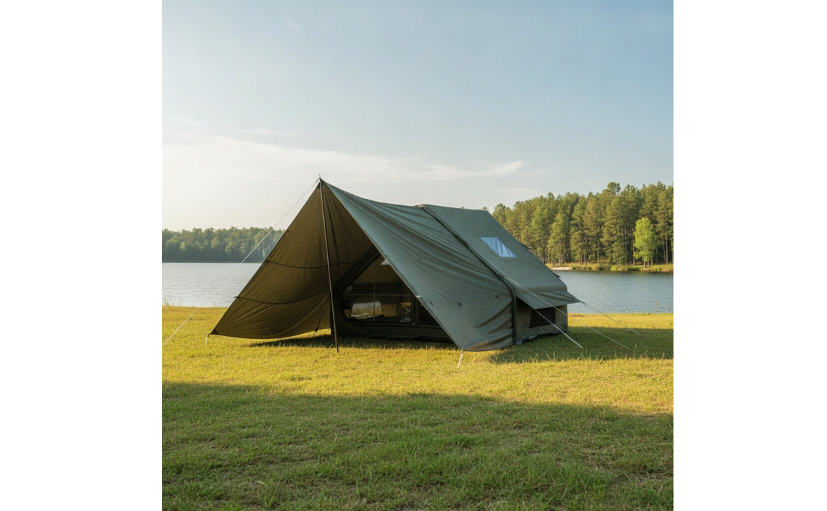 Inflatable Tent Polyester Comfort Camping Tent Tent Waterproof for Campers, Families, Camping