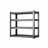 Thickened Steel Kitchen Kitchen Rack Stable and Sturdy Multi-Layer Storage Rack Easy Assembly Heavy Duty Metal Shelving Adjustable Shelves for Pantry, Warehouse, Garage, Basement