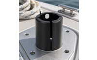 Boat Seat Pedestal Sleeve Cylindrical Boat Seat Swivel Bushing Marine Pedestal Bushing Plastic Watercraft Gear Black