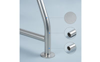 Rust-Resistant Stainless Steel Pool Handrail Polished Pool Handrail Heavy Duty Rustproof for Homeowners, Hotel Owners, Backyard, Water Park