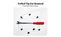 4 Pieces Car Door Clip Remover Set Non-Destructive Trim Removal Tool Kit