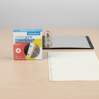 Easy to Use Hole Reinforcement Sticker Thin Design Notebook Punch Hole Reinforcement Tear-Resistant Office Supply for School