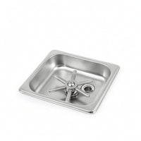 Cup Washer with Recessed Basin Stainless Steel Countertop Cup Washer Resistant   for Bartenders