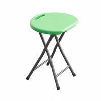 Foldable Portable Backless Stool Thickened Design foldable Circular Seat Space-Saving Household Furniture sturdy Duty for household residents, Travelers, Dormitory, Indoors, Living Room, availabledoors
