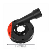 Angle Grinder Dust Cover Bristled Rim Dust-Sealing Grinder Cover Two Adapters