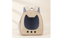 Cat Backpack Structured Pet Carrier Backpack Cat Carrier with Window Padded Bag Portable for Travel, Vet Visits