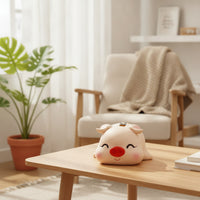Cute Pig Tissue Box Holder Convenient Animal Tissue Box Cover Stylish Long-Lasting for Living Room