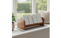 Desktop Bookshelf Large Capacity Desk Book Organizer Tilted Design Tabletop Book Storage for Students, Bay Window