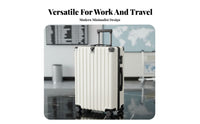 Hand Luggage Trolley Case Combination Lock Carry on Suitcase Sturdy Hardshell Luggage for Students, Men, Vacation, Weekend Getaway, Business Trip