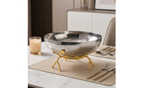 Decorative Bowl with Stand Elegant Serving Dish with Stand Modern for Entryway Console
