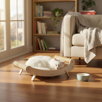 Ergonomic Design Cat Scratching Lounger Stable Structure Pet Supplies for Kittens