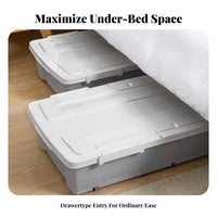 Wheeled Under-Bed Box Low-Profile Design Wheeled Underbed Box with Wheels