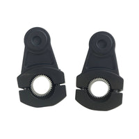 Toothed Handlebar Riser Clamp Adapter Split Motorcycle Handlebar Riser with Pad Long-Lasting Corrosion-Resistant for Street Bikes