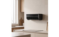 Wall Fan with Wireless Controller Portable Wall Mounted Fan Quiet Adjustable for Kitchen, Dorm