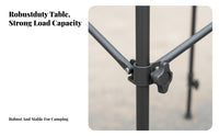 Foldable Design Adjustable Telescopic Table Leg Portable Telescopic Underframe Space Saving Camping Equipment Easy Installation for Campervans, Outdoor Enthusiasts, RV Owners, Campervan, Picnics