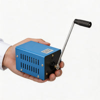 Multi-Voltage Output Hand Crank Generator No Fuel Needed Portable Hand Crank Generator Eco-Friendly Portable Emergency Power Station for Outdoor, Camping, Disaster Relief, Survival Training