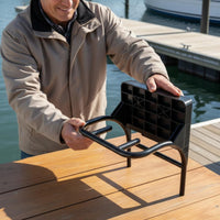 Aluminum Alloy Inflatable Boat Engine Mount Lightweight Outboard Engine Bracket Easy to Install Transom Plate Bracket Stable Support