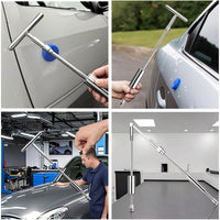 Heavy Duty Slide Hammer Ding Puller with Screw Tip Versatile Slide Hammer with T-Handle Ding Puller Metal for Garage