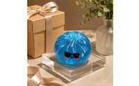 Cartoon Face Press Toy Squeezable Glitter Stress Ball Gel Stress Ball Quiet Glitter Squishy Toy Nontoxic