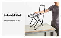 Mountain Bike Front Rack Steel Construction Front Bike Frame Luggage Rack Cycling Equipment Sturdy Duty Easy to Install