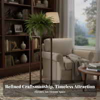 Floor-Standing Chinese design plant Pedestal Elegant artistic Plant Display adaptable Use Indoor Furniture craftsmanal for Home Decorators, home residents, Cultural lovers, Living Room, Bedroom, Entryway, Office