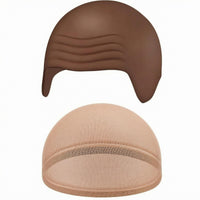 Molded Wrinkles Realistic Bald Cap Open Edge Wrinkle-Detail Bald Cap Easy to Use Cosplay Accessory