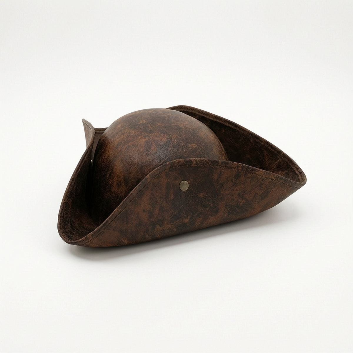Tricorn Pirate Hat Distressed Tricorn Hat Structured for Halloween, Theater