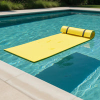 Buoyant Water Raft Inflatable Large Foam Floats Mat High Buoyancy Rolling up Foam Raft for Family, Groups
