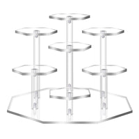 Acrylic Display Stand, Tiered Ladder Style for Figures and Blind Boxes