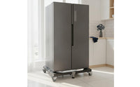 Refrigerator Base Stand Multi-Functional Refrigerator Stand with Wheels Non-Slip Adjustable Appliance Roller for Kitchen