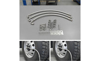 double Wheel Air Stem Extension Kit Flexible Air Stem Extension with Brackets with Mounting Brackets for Truck Drivers