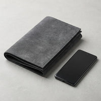 Double-Sided Coral Fleece Car Drying Towel with Suede Towel Finish, High Absorbency Cloth for Car Washing, Bound Edges Dark Gray 1 Pack