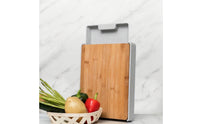 Board with Trays Bamboo Board with Tray Space-Saving for Kitchen