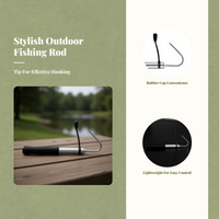 Stainless steel retractable fish hook gaff for boat fishing