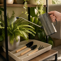 Long Spout Watering Can with Garden Tool Set for Indoor Outdoor Plants