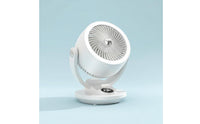 Computer-Connected Desk Fan Tap Control Small Fan with Digital Display Portable Air Circulator Multiple Speeds 5 Speed Settings