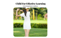 Flexible Shaft Kids Golf Swing Whip Builds Muscle Memory Sound Feedback Golf Coach Removable Weights for Beginners, Home Use, Backyard