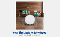 Orff Bass Drum Percussion Toy for Kids Preschool Music Area Educational Instrument