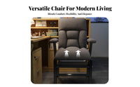 Sit and Lie Function transformable Lounger Adjustable Recline Reclining Chair Ergonomic Design Folding Armchair Padded Cushioning for Office Workers, Students, Homeowners, Home, Living Room, Bedroom, Balcony