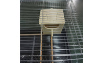 Small Parrot Breeding Nest Hangable Parrot Nesting Enclosure Ventilated Design Bird Breeding Box for Aviary