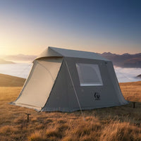 Easy to Clean Family Cabin Tent upf50 Sun Protection Portable Cabin Tent Spacious Outdoor Shelter Large for Camping